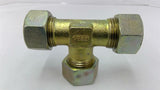 Voss Brass Tee 3/16" Fitting