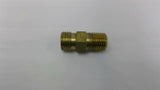 1/4" NPT Male Brass Hex Nipple Fitting Lot Of 10
