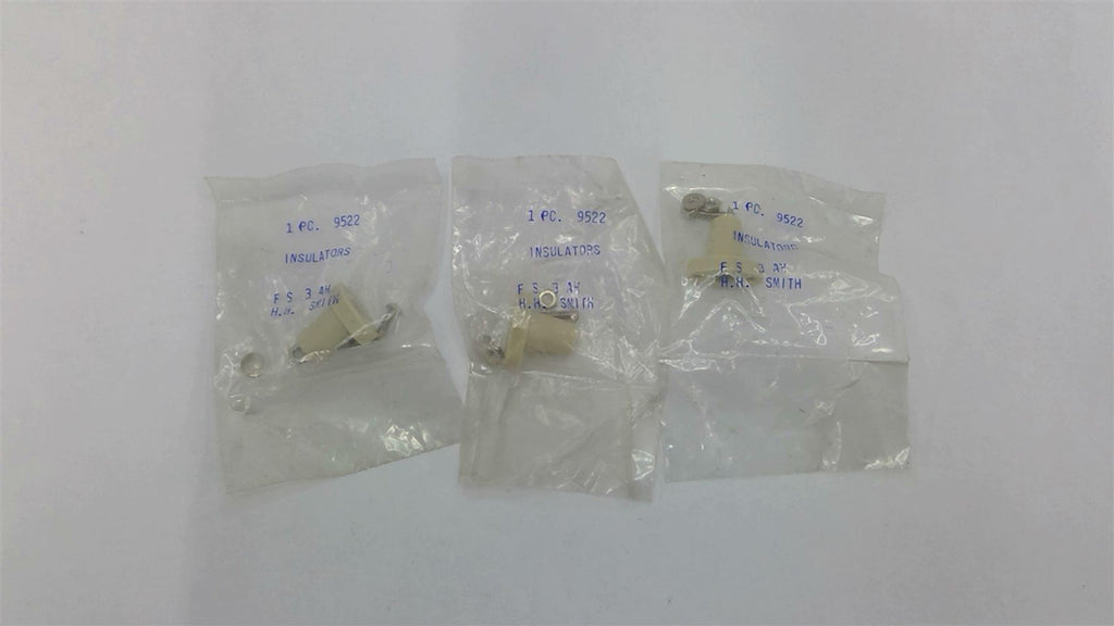 H.H. Smith FS3AH Insulator Lot Of 3