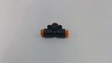 SMC 1/4" Push-To-Connect Tee Fitting Lot Of 5