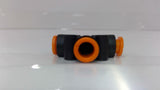 SMC 1/4" Push-To-Connect Tee Fitting Lot Of 4