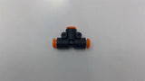 SMC 1/4" Push-To-Connect Tee Fitting Lot Of 4