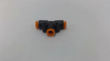 SMC 3/16" Push-To-Connect Tube Tee Fitting Lot Of 4