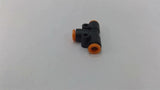 SMC 3/16" Push-To-Connect Tube Tee Fitting Lot Of 4