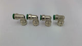 Prestolok 90 Degree Elbow 1/2" Push-To-Connect 3/4"NPT Fittings Lot Of 4