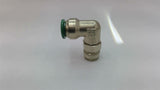 Prestolok 90 Degree Elbow 1/2" Push-To-Connect 3/8" NPT Fittings Lot Of 4