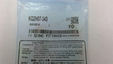 SMC KQ2H07-34S Fittings Lot Of 10