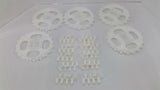 18/40 Plastic Sprocket 1 5/8" Square Bore 5 1/4" OD 7/8" Thick Lot Of 5