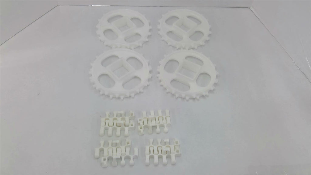 18/40 Plastic Sprocket 1 5/8" Square Bore 5 1/4" OD 7/8" Thick Lot Of 4