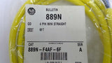 Allen Bradley 889N-F4AF-6F Bulletin 4 Pin Mini Straight 6 Feet