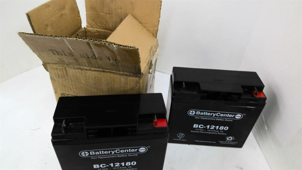 Battery Center BC-12180 12V Battery Lot Of 2
