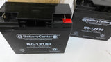 Battery Center BC-12180 12V Battery Lot Of 2