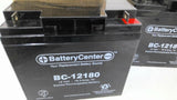 Battery Center BC-12180 12V Battery Lot Of 2