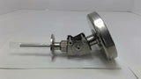 Reotemp MM025CF43-SS Sanitary Bimetal Dial Thermometer 4" Dial