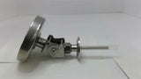 Reotemp MM025CF43-SS Sanitary Bimetal Dial Thermometer 4" Dial