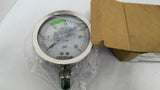 Reotemp Instruments PR40S1A4P16-G-T-CB 0-30 Oil Filled Pressure Guage