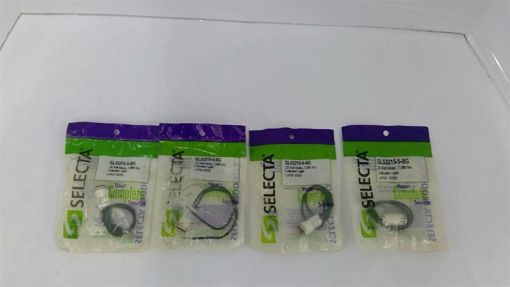 Selecta SL53215-5BG Red Flush Lens indicator Light Lot Of 4