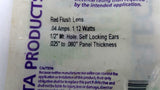 Selecta SL53215-5BG Red Flush Lens indicator Light Lot Of 4