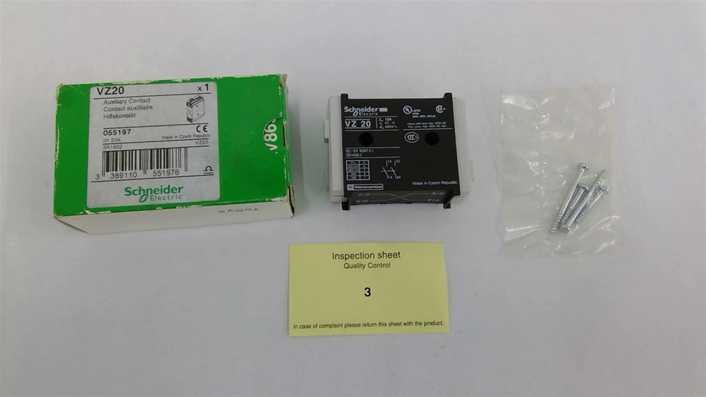 Schneider VZ20 Auxiliary Contact