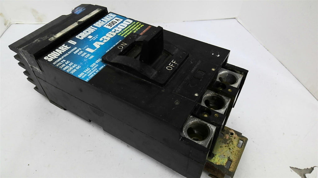 Square D LA36300 300A Circuit Breaker 600 Volts