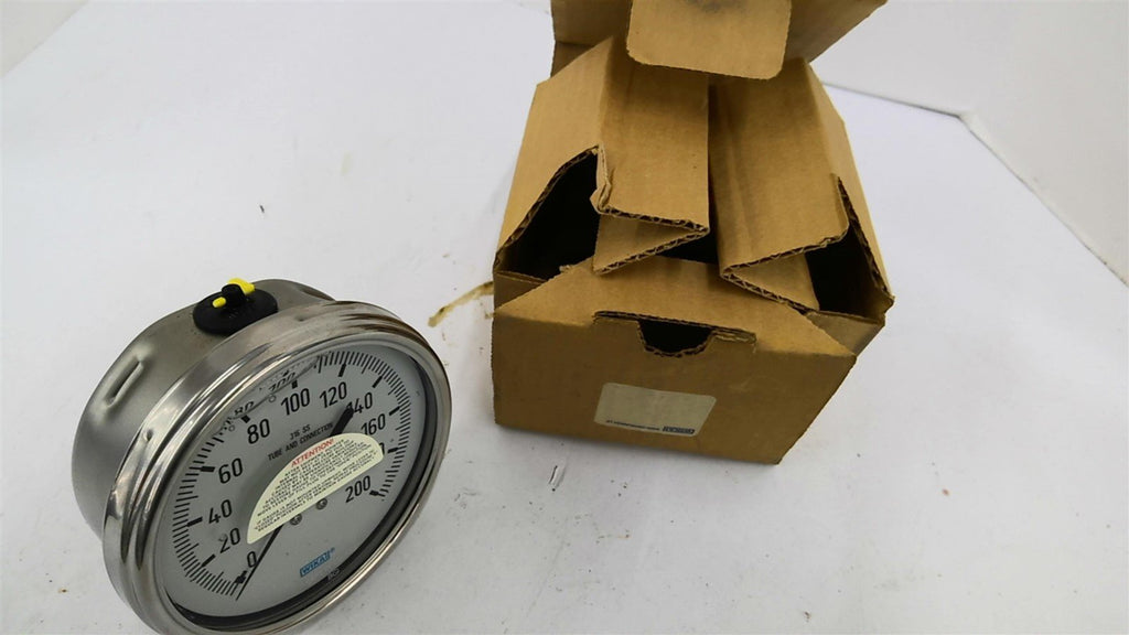 WIKA 200 PSI OIl Filled Pressure Gauge 316SS