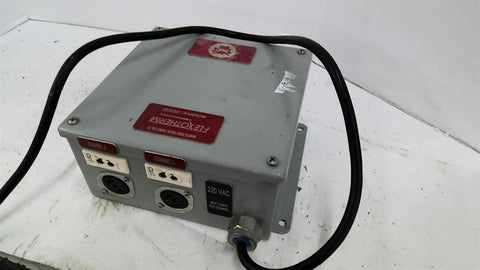 Flexotherm Tempature Controller 220VAC IBM-US-C-R2-C-2-V-C-3-C-3-M Enclosure