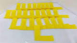 Incom Lm110Y Yellow Lean Marker L Shape Lot Of 25
