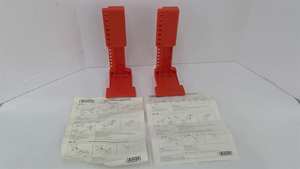 B-Safe Ball Valve Lockouts LOTO Lot Of 2