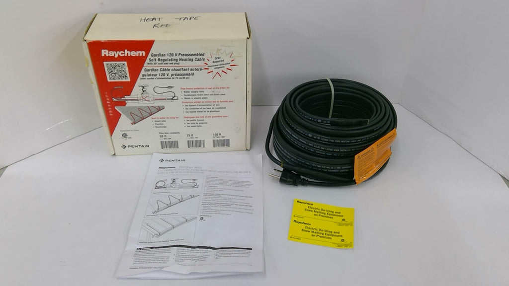 Pentair WGRD-GARDIAN-W-P-RTU Gurdian 120 V Self-Regulated Heating Cable 100'