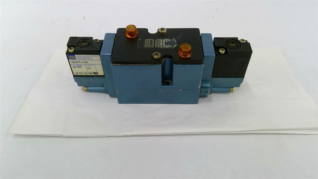 MAC 82A-BC-000-TM-DFFP-1DA Solenoid With TM-DFFJ-1DA Valve 24 VDC 25-150 PSI