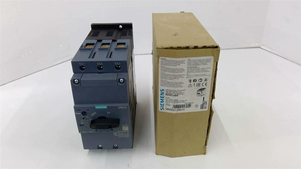 Siemens 3RV2041-4KA10 Motor Protection Circuit Breaker 3 Pole 600 V