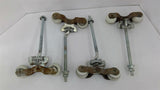 Track Hanger Trolley With Nut Lot Of 4