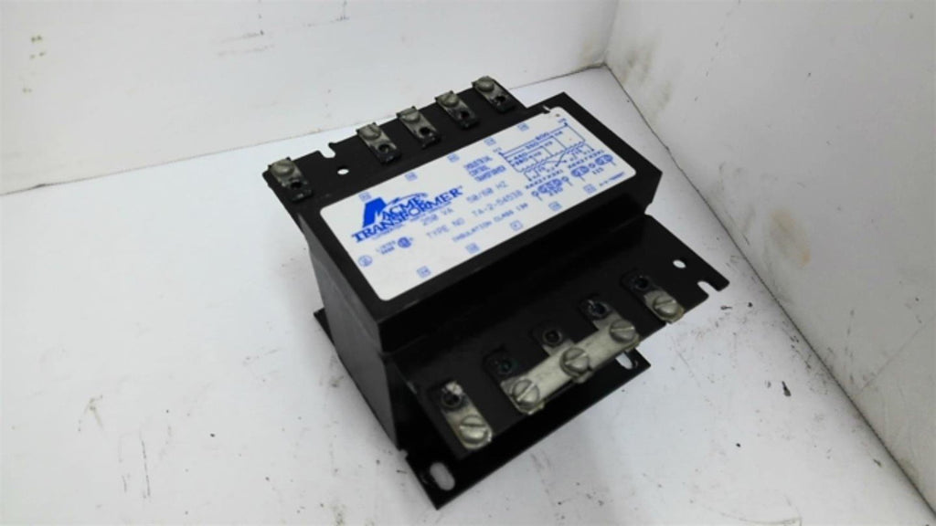 Acme TA-2-54538 Transformer 250VA 600 550 440 380 Pri 115 230 Sec