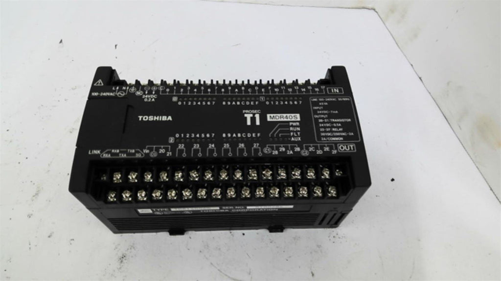 Toshiba MDR40S Programmable Controller 100-240VAC TDR140S6S