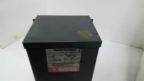 Square D SDB H-1 1S1F 1KVA Transformer 480/240 Pri 240/120 Sec Volts