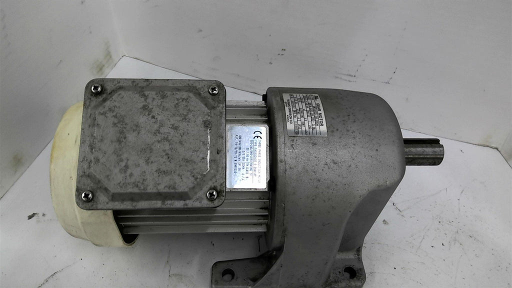 Tsubaki Emerson GMTA-020-28L200-5 MU Gear Motor 230/460V 1:200 Ratio