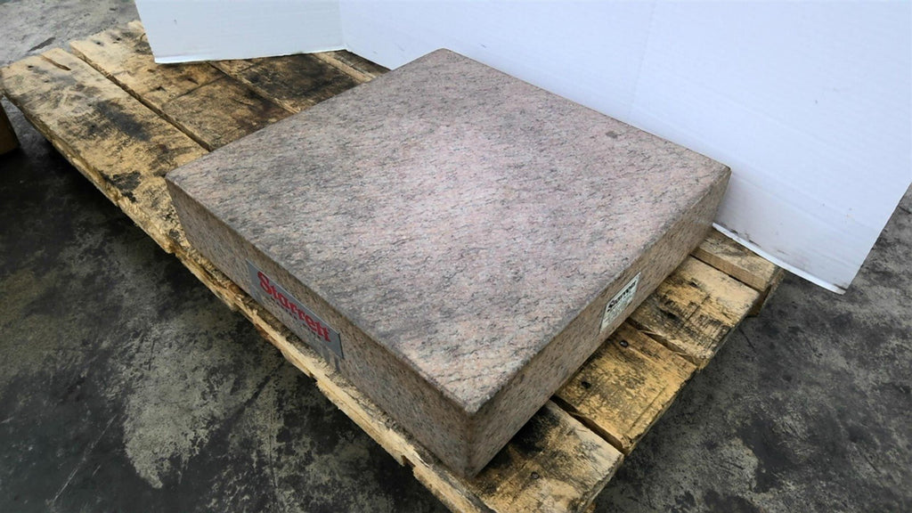 Starret Grade AA Granite Surface Plate 17-7/8" X 18-3/16" X 4-1/4"