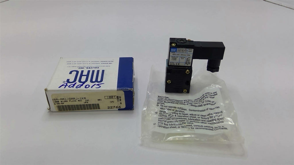 MAC 45A-AA1-DAAJ-1KA Valve120 Volts 120 PSI 5.4 Watts