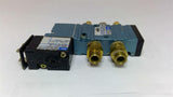 MAC 411A-BOA-DM-DDFJ-1B Solenoid Valve With DMB-DDFJ-1JB 24 VDC 11tts 120 PSI