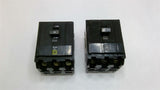 Square D 15 Amp Circuit Breaker 3 Pole Lot Of 2