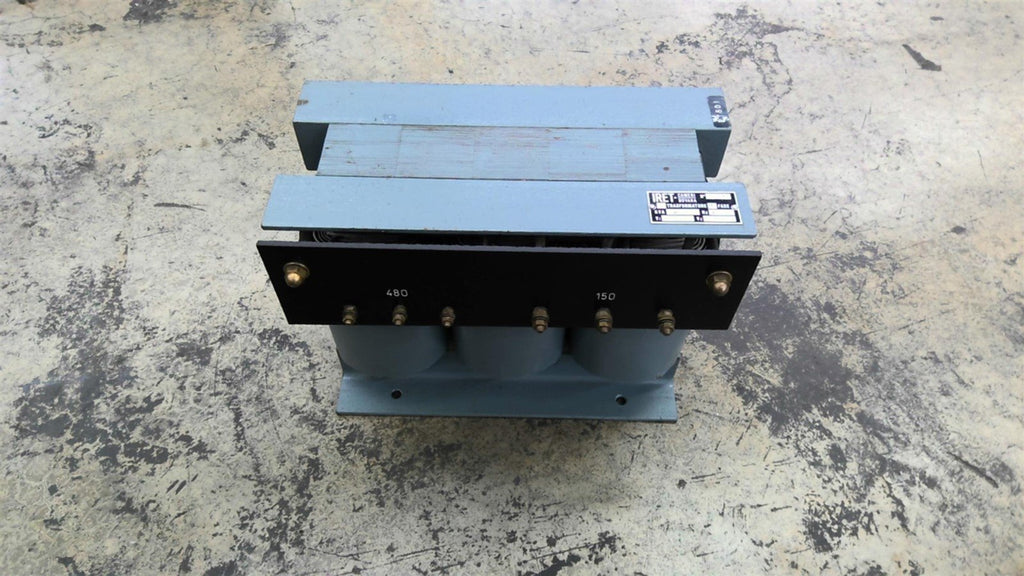 IRET 5 KVA Transformer 480 Pri V 150 Sec V 3 Phase 60 HZ