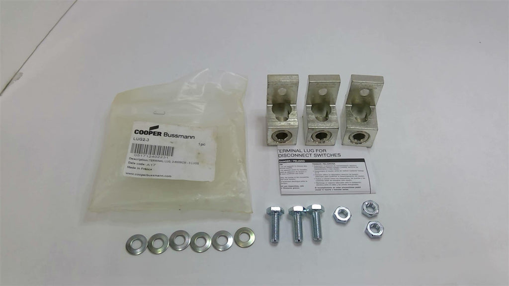 Cooper Bussmann LUG2-3 Terminal Lug 3 Lugs