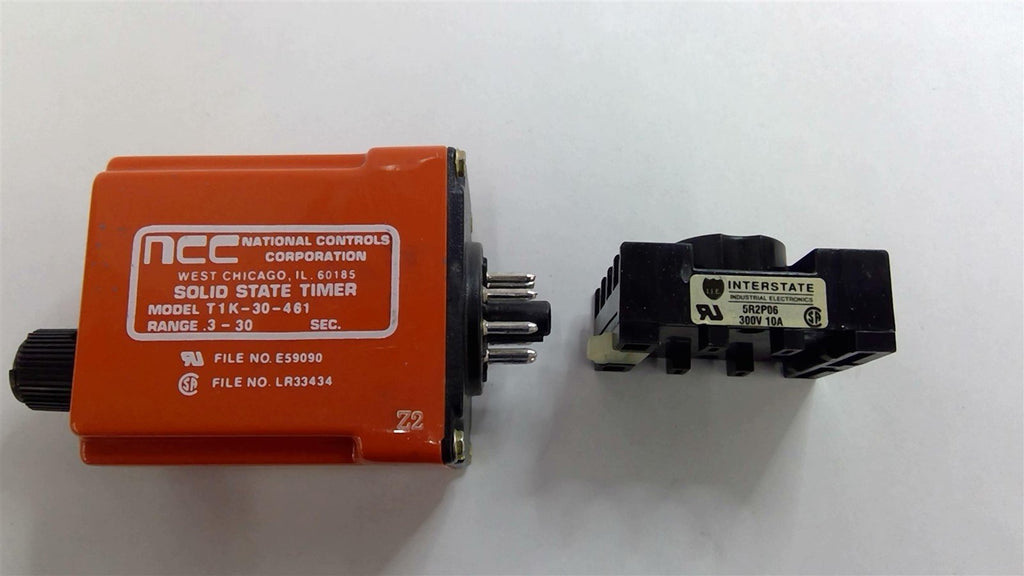 NCC T1K-30-461 Solid State Timer On IEE 5R2P06 Base