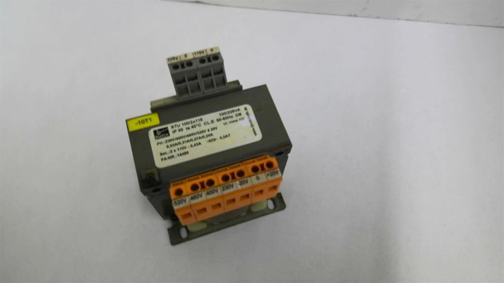 Block STU 100/2x115 100/225VA 60Hz Transformer 230/460 Pri 115 V Sec