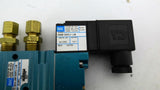 MAC 411A-B0A-DM-DDFJ-1JB Valve DMB-DDFJ-1JB Solenoid 24 VDC 120 PSI 12.7 Watts