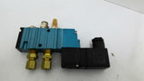 MAC 411A-B0A-DM-DDFJ-1JB Valve DMB-DDFJ-1JB Solenoid 24 VDC 120 PSI 12.7 Watts