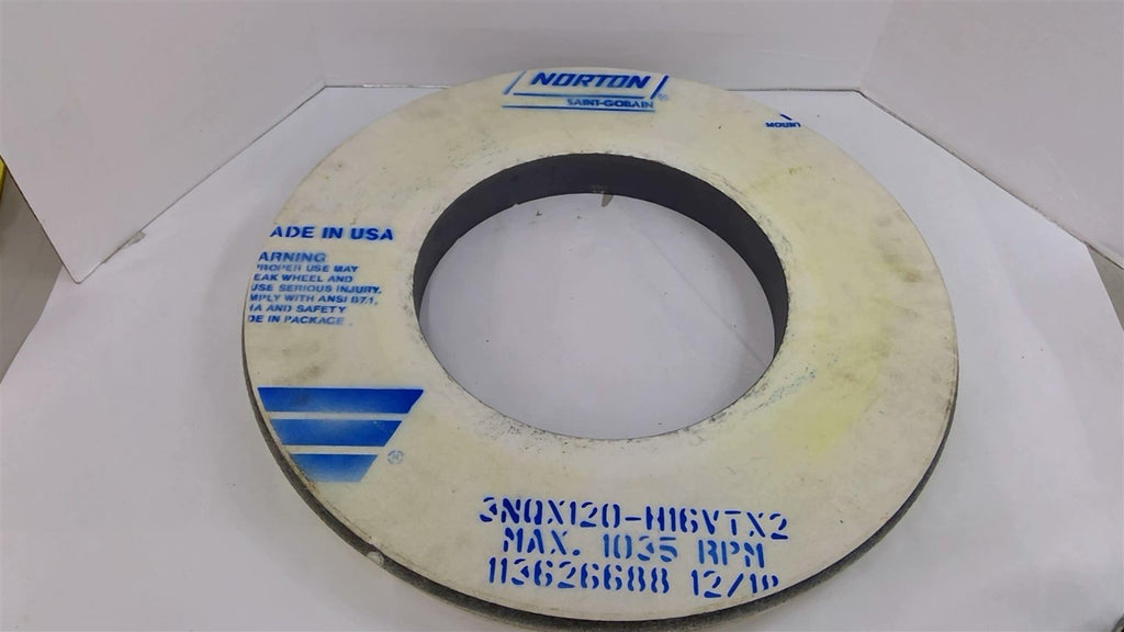 Norton 3NQX120-H16VTX2 Grinder Wheel 113626688 12/18