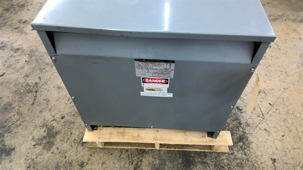 Square D 75T3H 75 KVA Transformer 480 Pri V 208/120 Sec V 3 Phase
