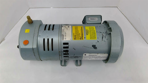 Gast 1023-101Q-G279 Rotary Vane Vacuum Pump With GE 5K49MN4012 3/4 HP AC Motor