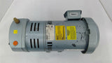 Gast 1023-101Q-G279 Rotary Vane Vacuum Pump With GE 5K49MN4012 3/4 HP AC Motor